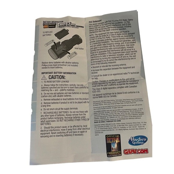 Hasbro Gaming Bop It! Tetris Electronic Twist Puzzle Game Tested - Picture 13 of 13